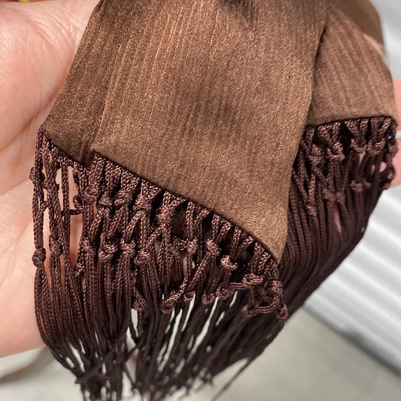 Bebe Vintage Y2K 100% Silk Boho Ethnic Top Blouse - Medium - Picture 12 of 16